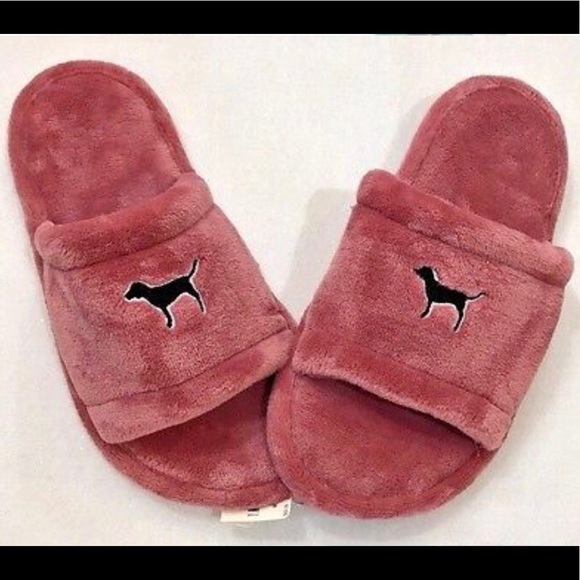 PINK Victoria's Secret Shoes - Victoria's Secret PINK Cozy Slippers